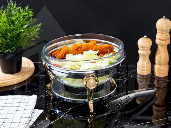 سالاد خوری استیل طلایی برند SORIN