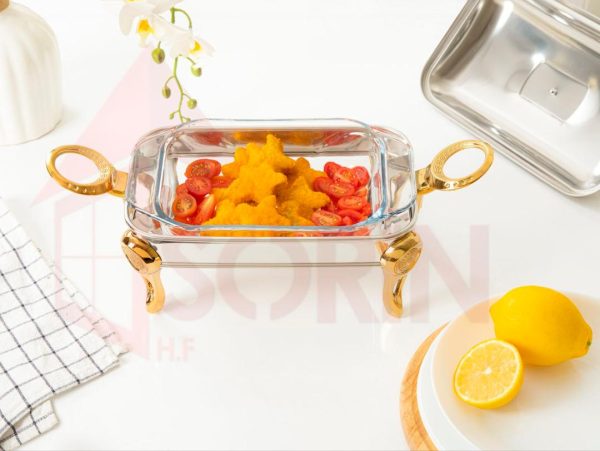 مرغ خوری کوچک استیل طلایی برند SORIN